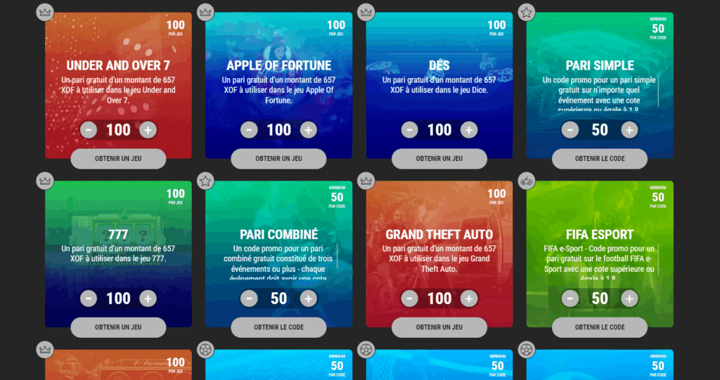 Voici comment utiliser le code promotionnel 888Starz